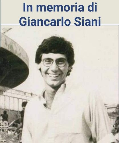 Giancarlo Siani. Un caro abbraccio ovunque tu sia