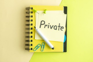 top-view-private-written-note-with-notepad-on-gree-2022-02-05-01-43-34-utc