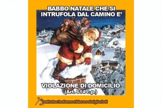 Babbo Natale arrestato stanotte!